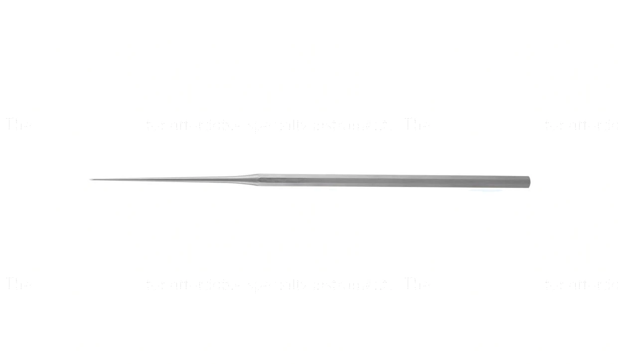 Fisch perforator 6 1/4" straight 0.6mm tip sharp point hexagonal handle