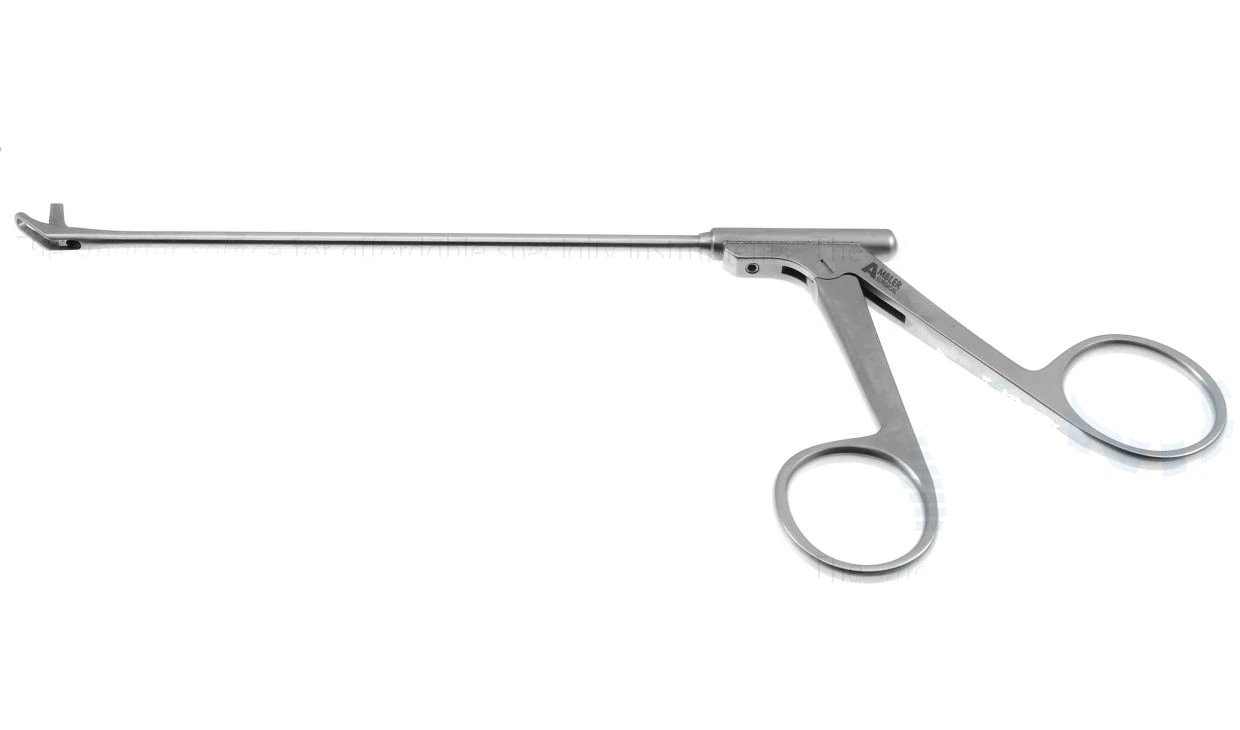 Gruenwald nasal forceps working length 130mm size #0 straight 2.5mm thru-cutting jaws ring handle