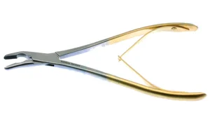 Gunter lower lateral morselizer 7" angled shaft serrated TC jaws, spring handle (999030023)