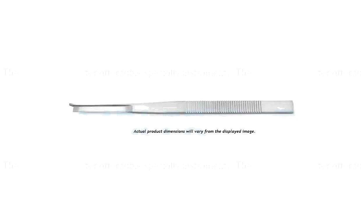 Masing nasal chisel 7" curved left 5.0mm wide single guarded cutting edge flat handle