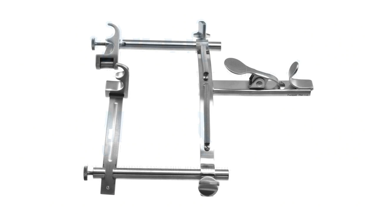 Millard-Dingman mouth gag, complete set includes 3 tongue blades