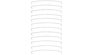 Neivert-Eve tonsil snare replacement wires 4 1/2" size #8, package of 12 (084030003)