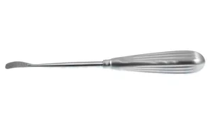 Aufricht nasal rasp 8" curved backward, backward cutting 8.0mm wide round handle (013210072)