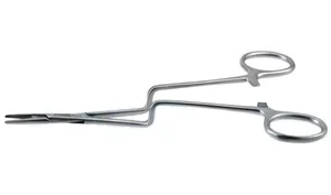 Bayonet needle holder 7" straight smooth 14.0mm jaw ring handle (003210667)