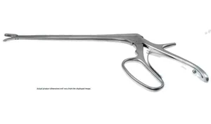 Ferris-Smith IVD rongeur 9 1/2" working length 180mm curved down 2.0mm x 10.0mm cup jaws, finger grip handle (066210138)