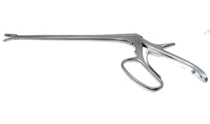 Ferris-Smith IVD rongeur 9 1/2" working length 180mm curved down 3.0mm x 10.0mm cup jaws, finger grip handle (066210136)