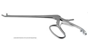 Ferris-Smith IVD rongeur 9 1/2" working length 180mm curved up 6.0mm x 10.0mm cup jaws, finger grip handle (066210117)