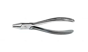 Flat nose pliers 7" serrated jaws with grooves (999210549)