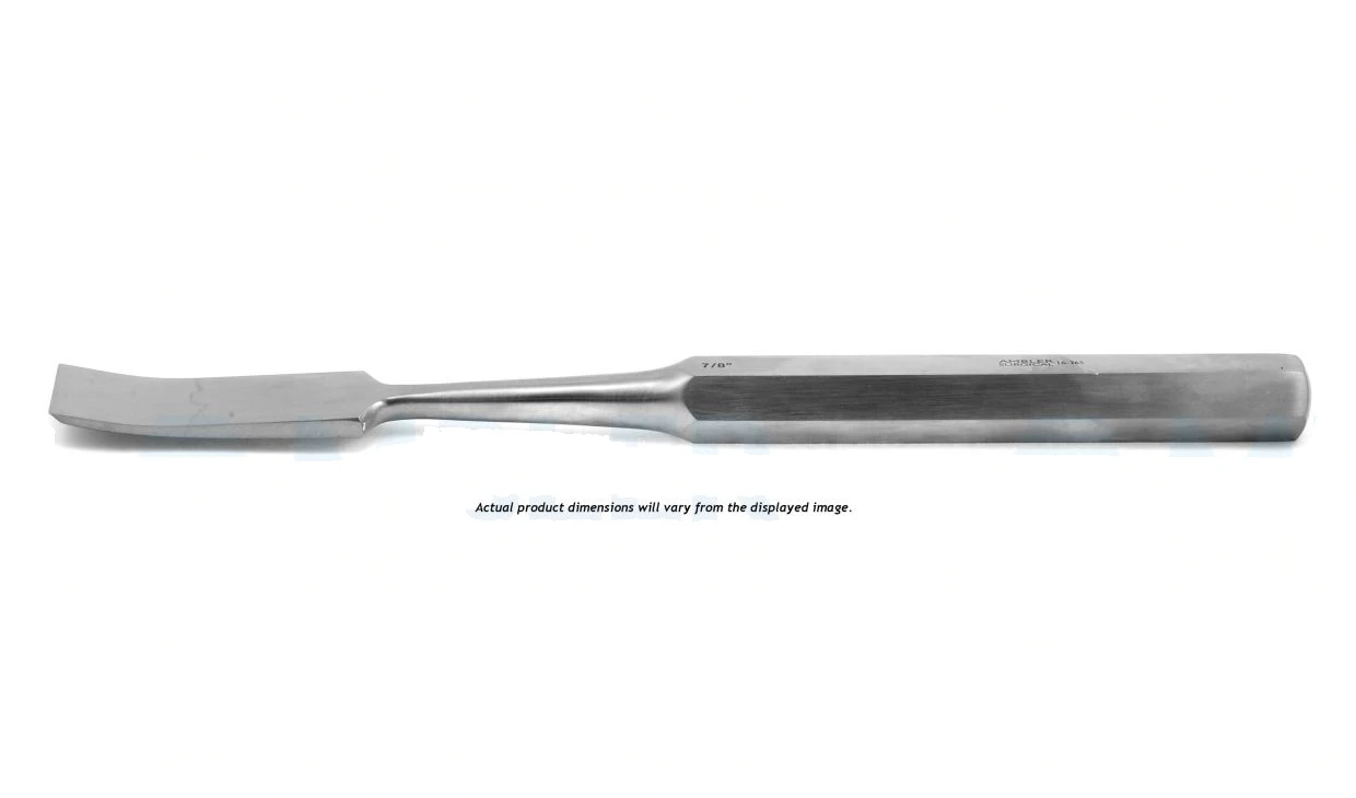 Hibbs chisel 9" curved 18.0mm wide hexagonal handle