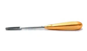 Parkes rasp 8" backward cutting, grit 2 7.5mm wide, extra fine TC teeth gold grip handle (013210063)