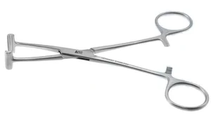 Pratt T-clamp forceps 5 1/2" ring handle (001213544)