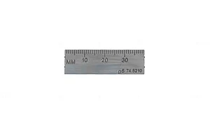 Ruler 1 1/2" measurements in inches and millimeters for use with 74-5200 (999210659)