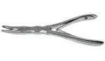 Ruskin-mini rongeur 6" double-action curved jaws 3.0mm x 15.0mm bite, spring handle