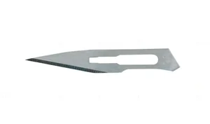 Stainless steel surgical blades, #11 blade size packaged individually sterile disposable box of 100 (999210696)