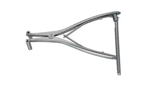 Bone distractor 6" with guides, maximum capacity 2.4mm (0.094") squeeze handle with calibrated ratchet (130060031)