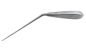 Brun curette 9" angled shaft straight 4.4mm cup, brun handle (008060206)