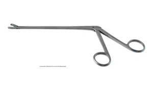 Caspar IVD rongeur working length 140mm straight fenestrated 2.0mm x 12.0mm cup jaws ring handle (011211467)