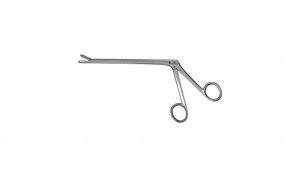 Caspar IVD rongeur working length 160mm curved up fenestrated 2.0mm x 12.0mm cup jaws ring handle (011211411)