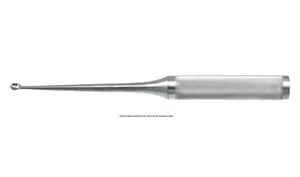Cobb spinal fusion curette 11 1/4" heavy straight size #3 cup, hollow lightweight round handle – surgivalley (064210049)