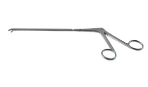 Micro pituitary MIS rongeur working length 185.0mm angled down, graduated 2.0mm cup jaws ring handle (011211302)