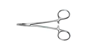 Webster needle holder 4 1/2" extra delicate straight smooth jaws ring handle (003050149)