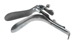 Graves vaginal speculum medium angled 90º 4"long x 1 5/16"wide open side blades (010090038)