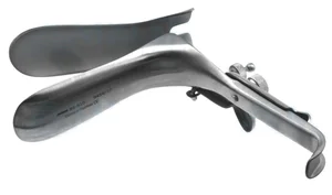 Weisman-Graves vaginal speculum medium 4"long x 1 1/2"wide blades left side open (010090054)