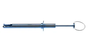 cartridge injector 6 1/4" front loading cartridge for use with AMO One series ultra cartridges, plunger mechanism titanium (999040612)