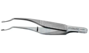 Arruga capsule forceps 2 3/4" vaulted shafts 10.0mm from bend to tip 2.0mm cup jaws, colibri handle (001213576)