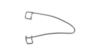 Barraquer lid speculum 1 1/4" infant size 4.0mm closed wire blades 15.0mm blade spread, nasal approach (003040052)