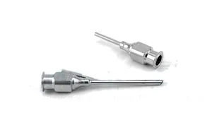 O'Gawa two-way irrigating/aspirating cannula 16 gauge irrigation 23 gauge aspiration 0.3mm port, beveled tip, supplied with 12"of tubing and luer-lock adapter 30mm overall length excludi (011040015)