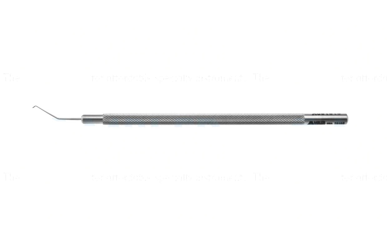 Olson nucleus chopper angled shaft for use in the left hand round handle