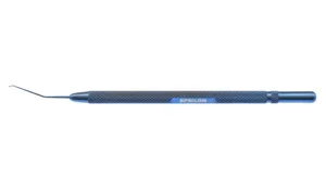 Seibel nucleus chopper 4 5/8" angled shaft, horizontal ball tip round handle titanium (999040072)