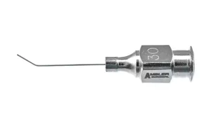 Shepard RK incision irrigating cannula 30 gauge angled round blunt end opening (016040075)