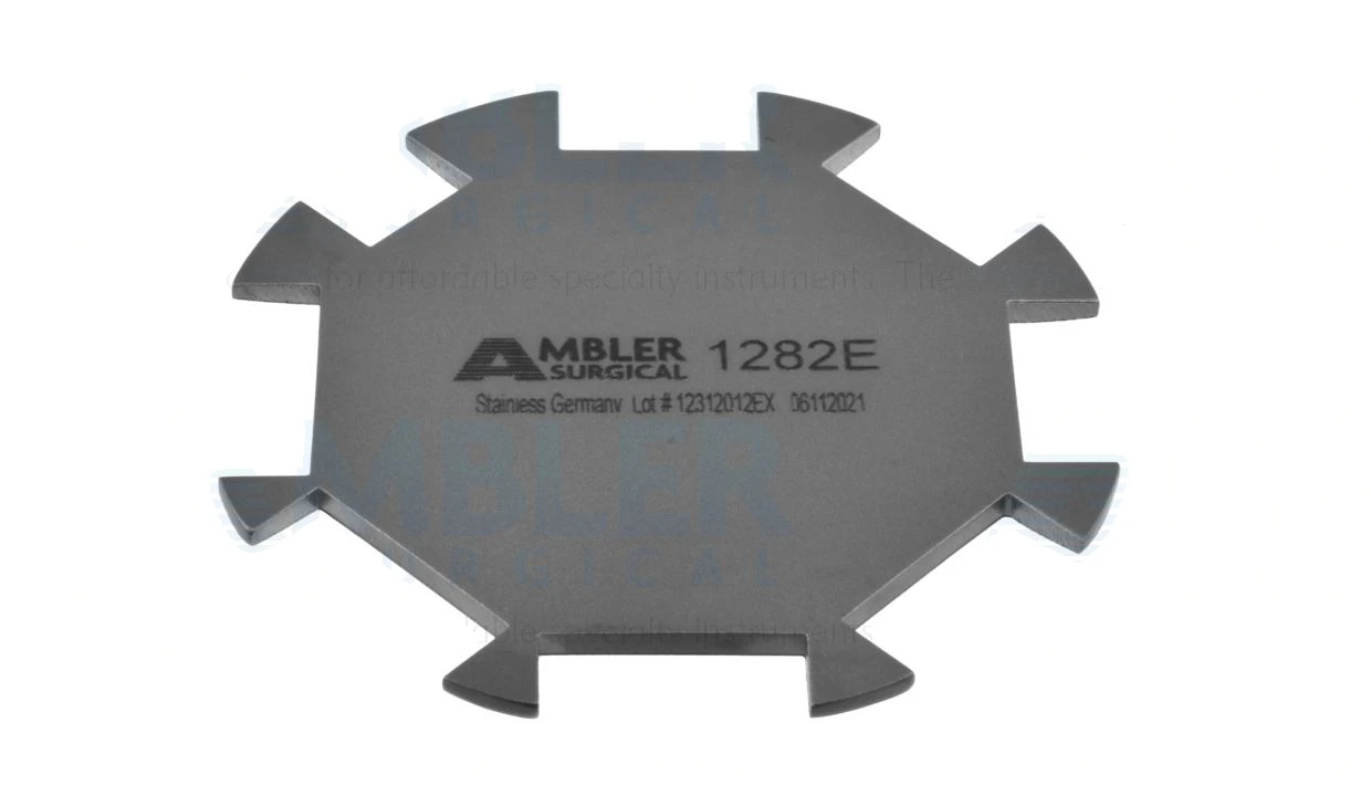 Stahl corneal caliper, measures 7.0mm, 10.0mm, 10.5mm, 11.0mm, 11.5mm, 12.0mm, 12.5mm and 13.0mm mimbus to limbus widths