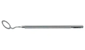 Villasenor-Navarro degree gauge 4 1/2" 13.0mm internal diameter 17.0mm external diameter, measures 0-180º''5º increments, used temporally atraumatic fixation teeth round handle (999040340)