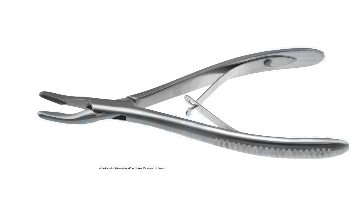 Reiner rongeur 7" curved jaws 6.0mm bite, spring handle