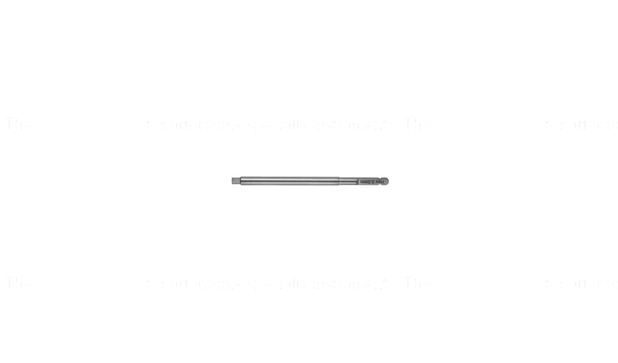 Screwdriver bit 3 1/2" hexagonal 3.5mm diameter