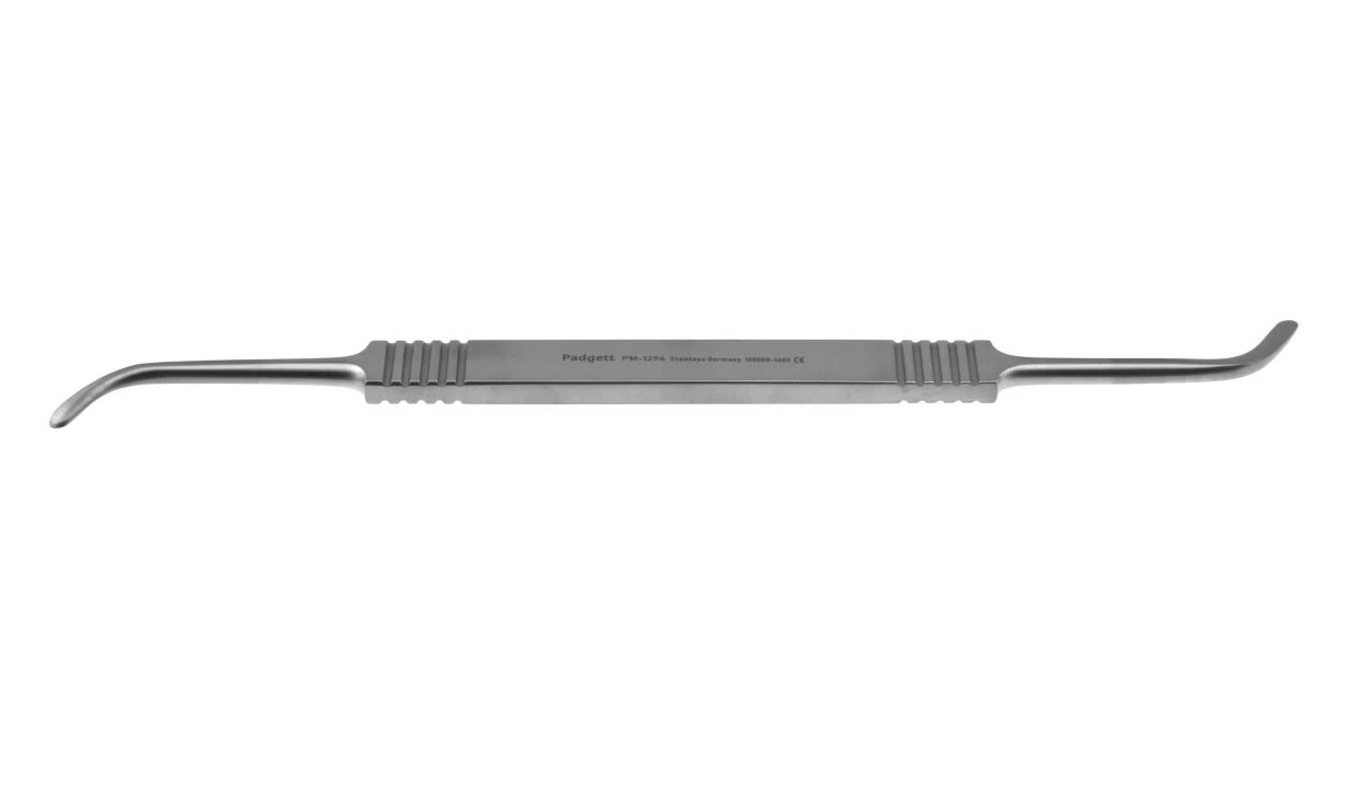 Barsky cleft palate rasp 8 1/4" double-ended 4.0mm wide flat handle