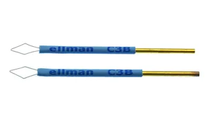 Diamond loop electrode 3/16" loop fine wire 1/16" diameter shaft reusable pack of 2 (175070007)