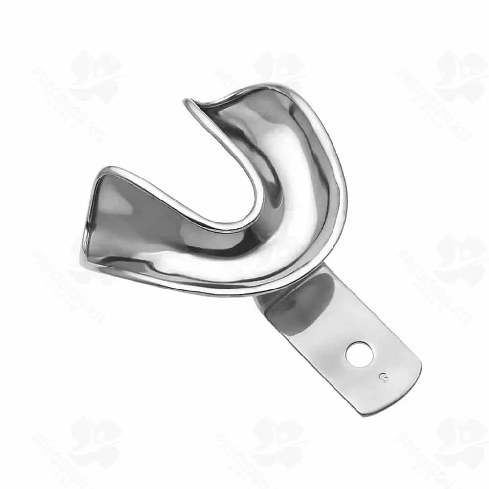 4 Small Impression Tray, Full Denture Lower, Solid