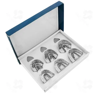 Set of 6 Perforated Impression Trays Pediatric Size (090010039)