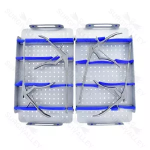 Kerrison Rongeurs 20 cm, 1mm-5mm With Sterilization Box & Silicon Mat Orthopedic (SV-10-1615)