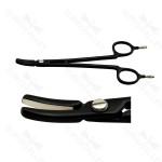 Sellador Bipolar de Arterias y Vasos de 7.5" Fórceps 3 Piezas para Electro cirugía