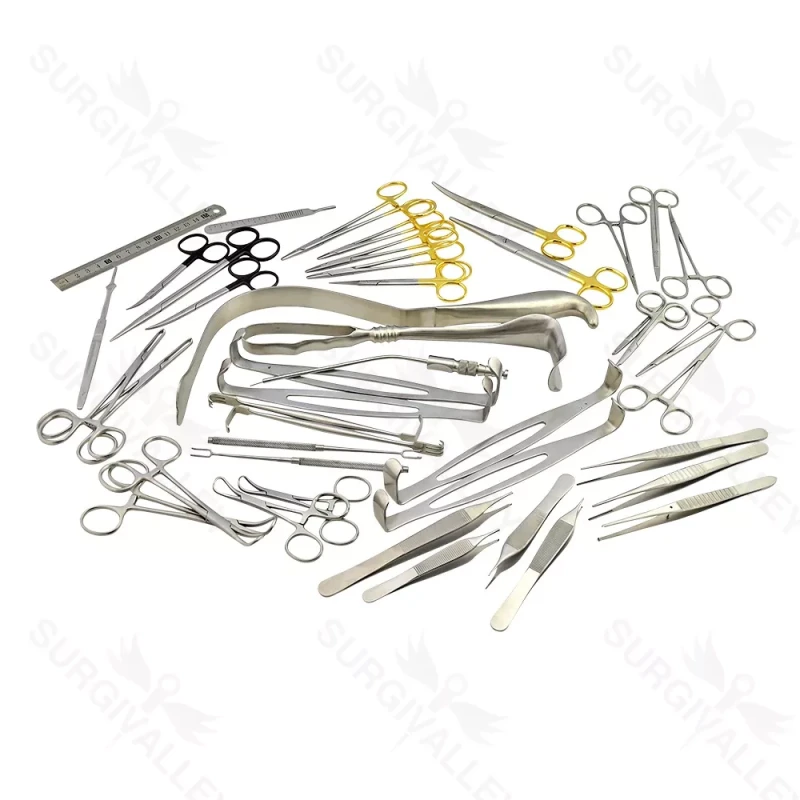 5 - Piece Facelift Rhytidectomy Instrument Set - Surgical Grade