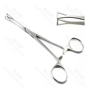 Collin Intestinal Forceps Grasping Lung Tissue Fine Quality Surgical Instruments 20.3cm (SV-10-2841)