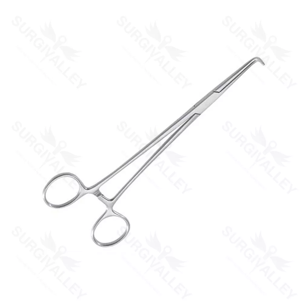 Storey Hemostatic Forceps 52mm Jaw Curve Cross Serrated 20.3cm General Surgery Instruments