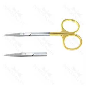 Iris Scissors Straight 4 1/2" Tungsten Carbide Surgical Instrument – surgivalley (SV-10-1146)