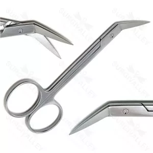 Kelly Angled Scissors Surgical Orthodontics Bandage Surgical Instruments Scissors – surgivalley (SV-10-1151)