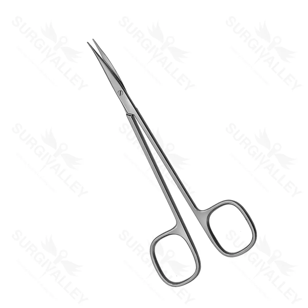 Reynolds Jameson Tenotomy Scissors Curved Delicate Pattern Large Rings Non Sterile Reusable
